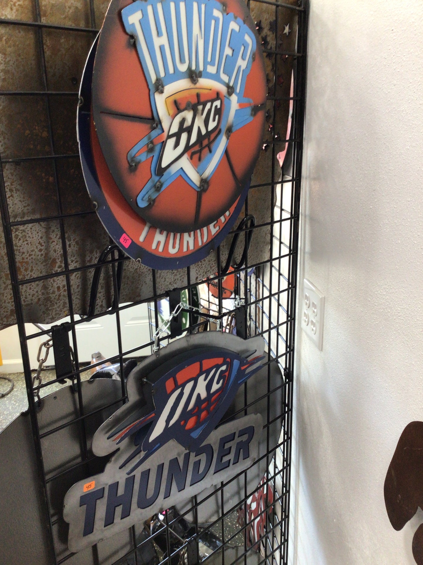 OKC Thunder sign small