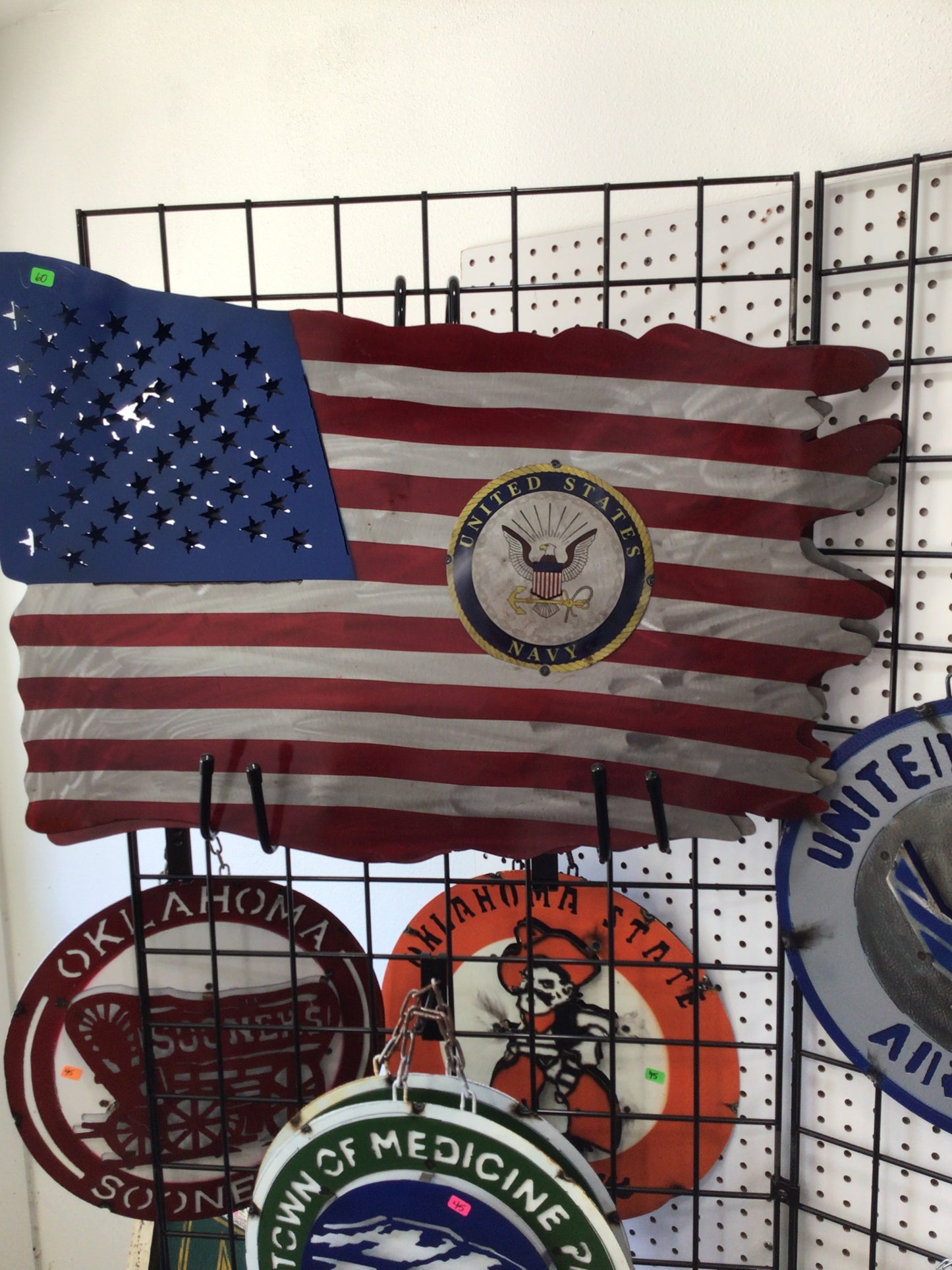 USA NAVY FLAG SIGN
