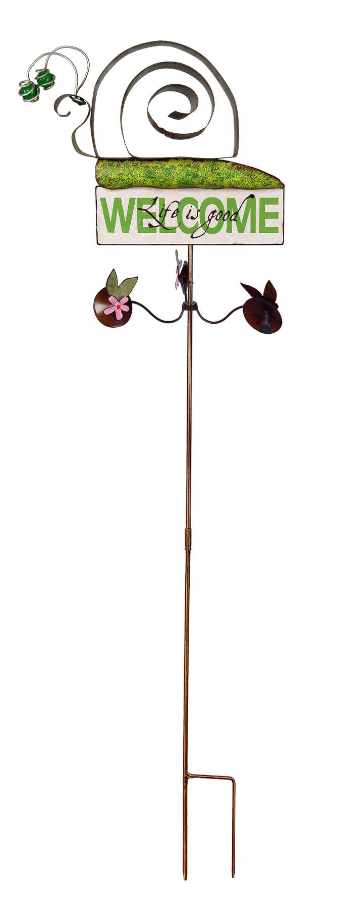 Enchanted Garden Snail Spinner Motion Garden Stake - 90532