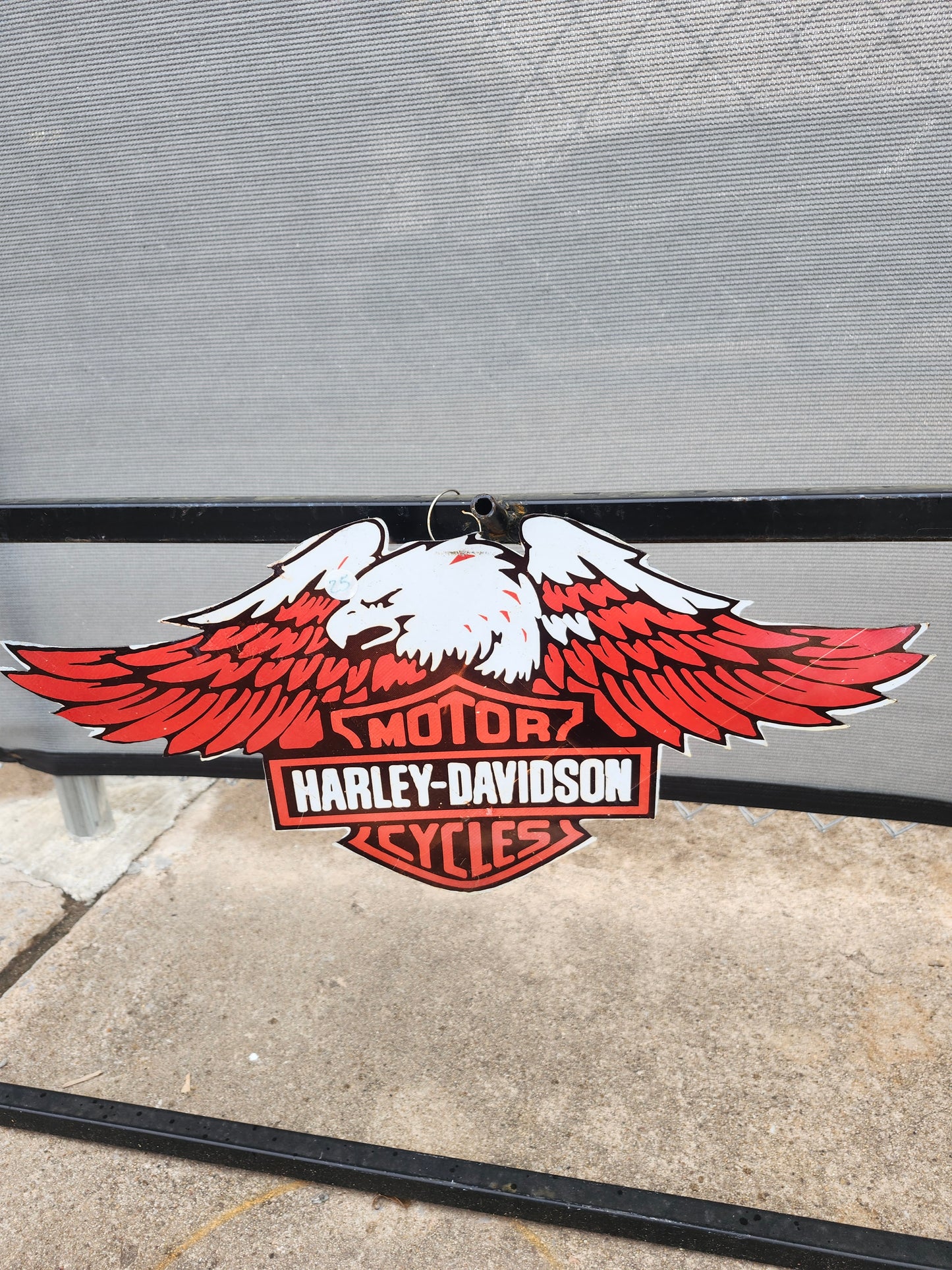 Harley Davidson wall sign