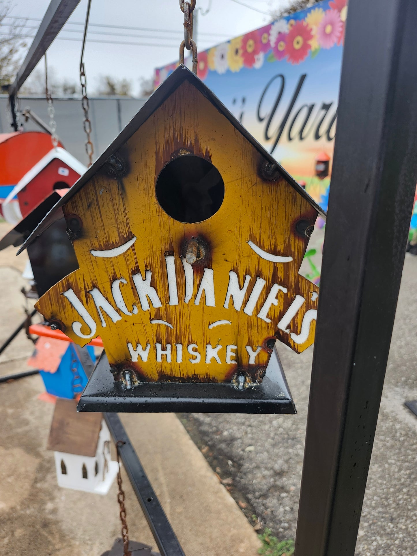 Jack Daniel birdhouse