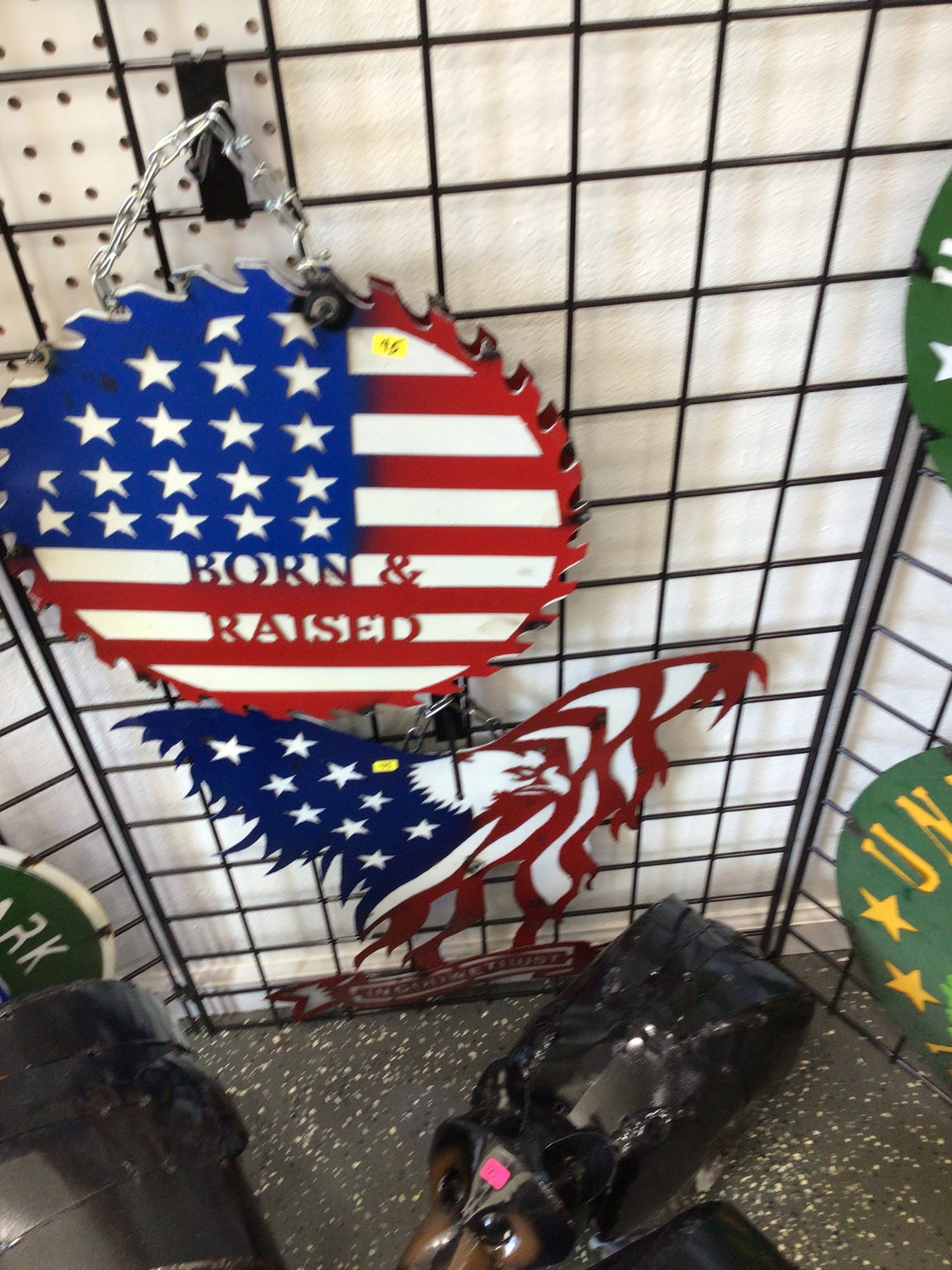 Born & Raised sign