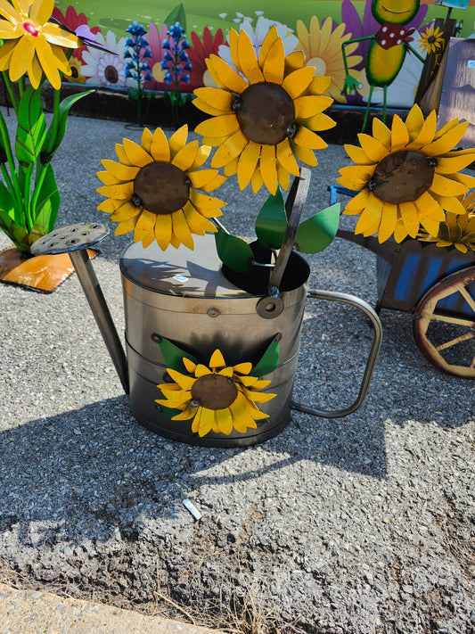 Watering Can w/ Sunflowers