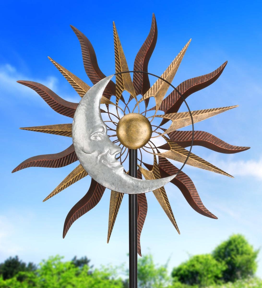 26" Wind Spinner - Sun Moon