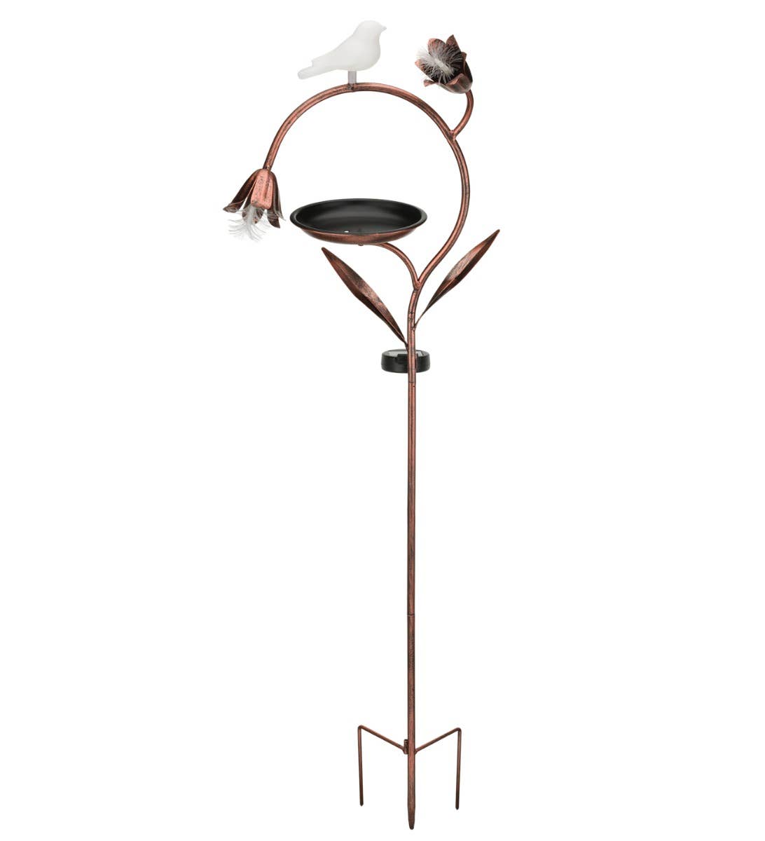 Illuminate Solar Birdfeeder Stake - Flowers