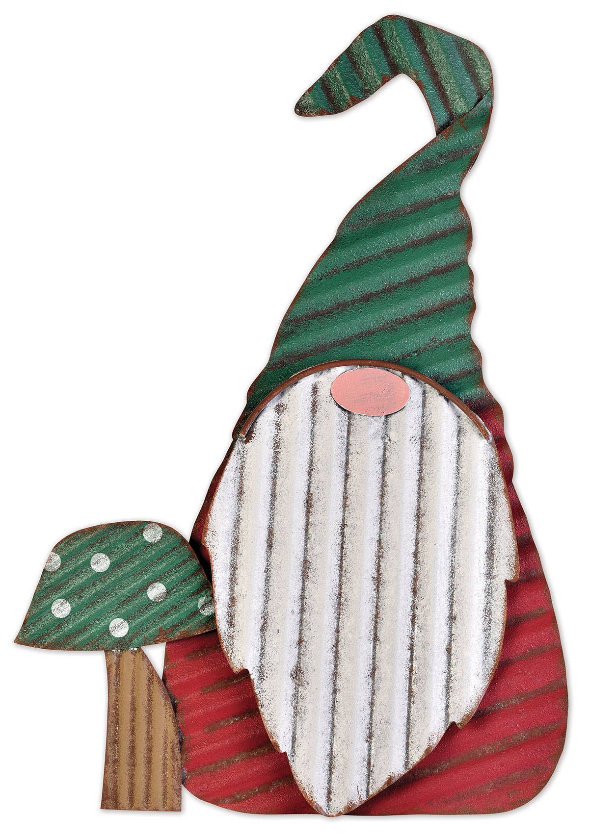 Red Gnome Porch Sitter