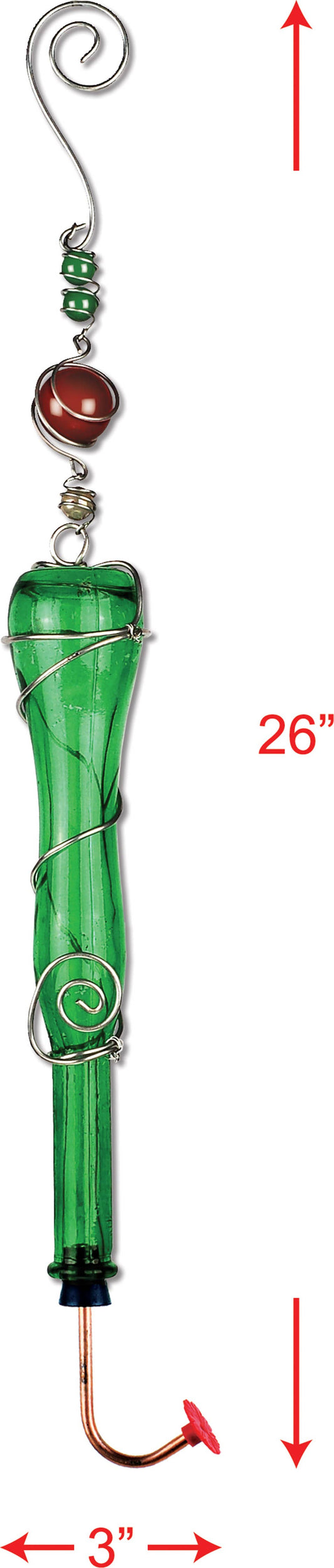 Green Hummingbird Feeder