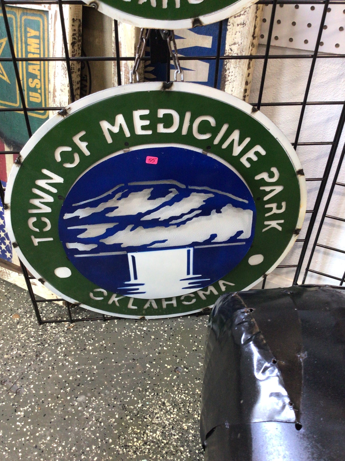 Medicine park sign large