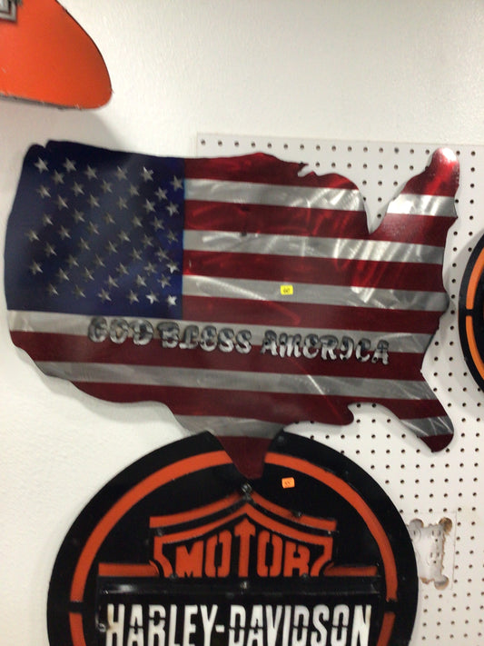 God bless America sign