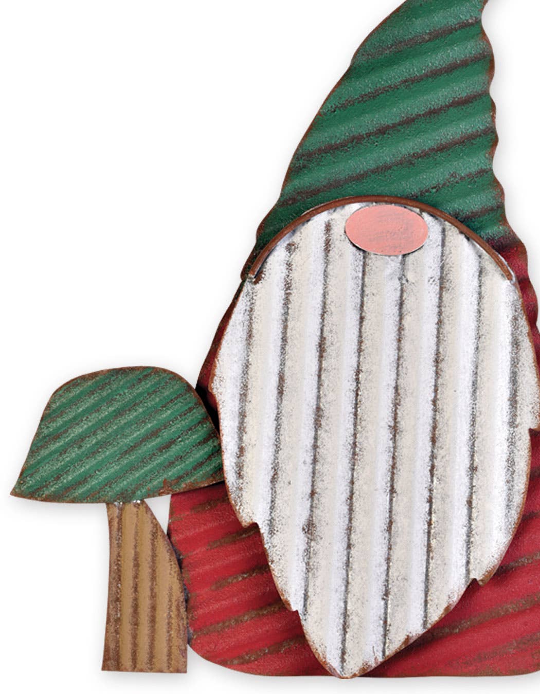 Red Gnome Porch Sitter