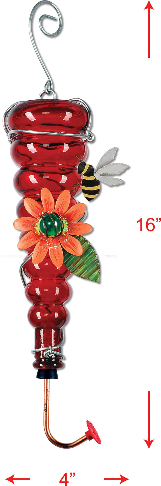 Bee Hummingbird Feeder