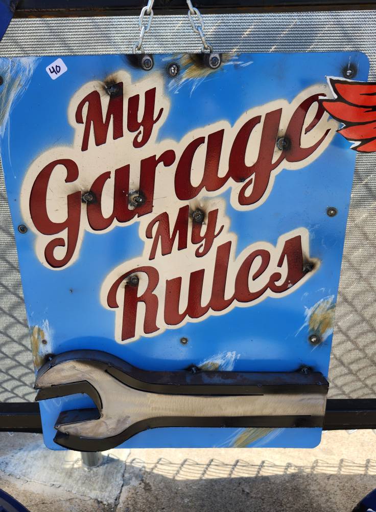 Garage sign