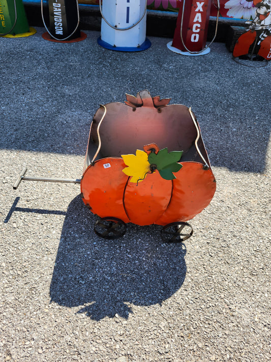 Large pumpkin wagon