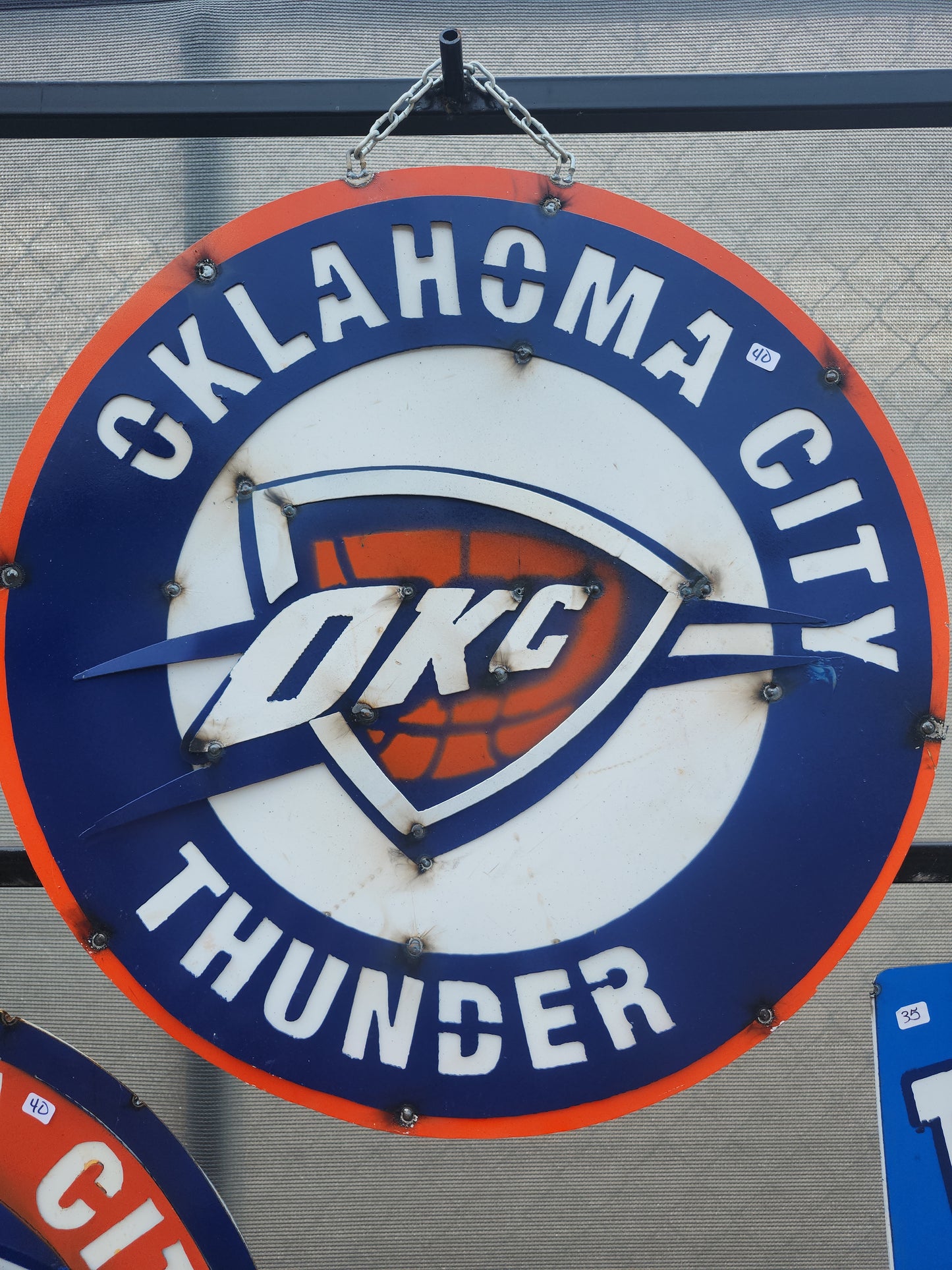 OKC THUNDER SIGN
