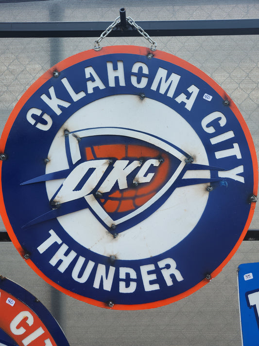 OKC THUNDER SIGN