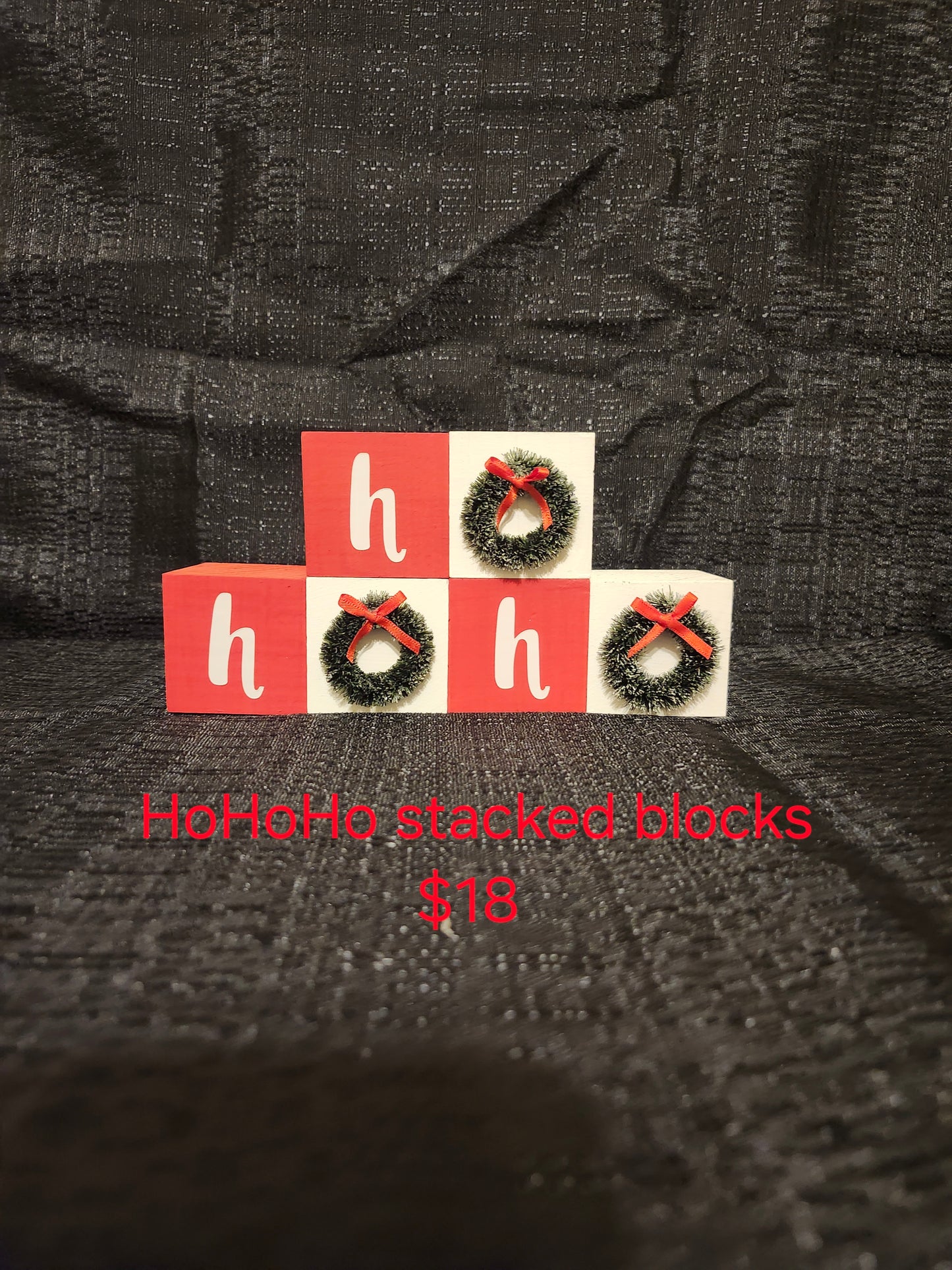 Stacked HOHOHO blocks