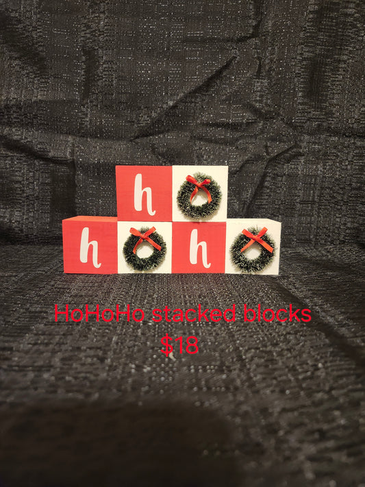 Stacked HOHOHO blocks