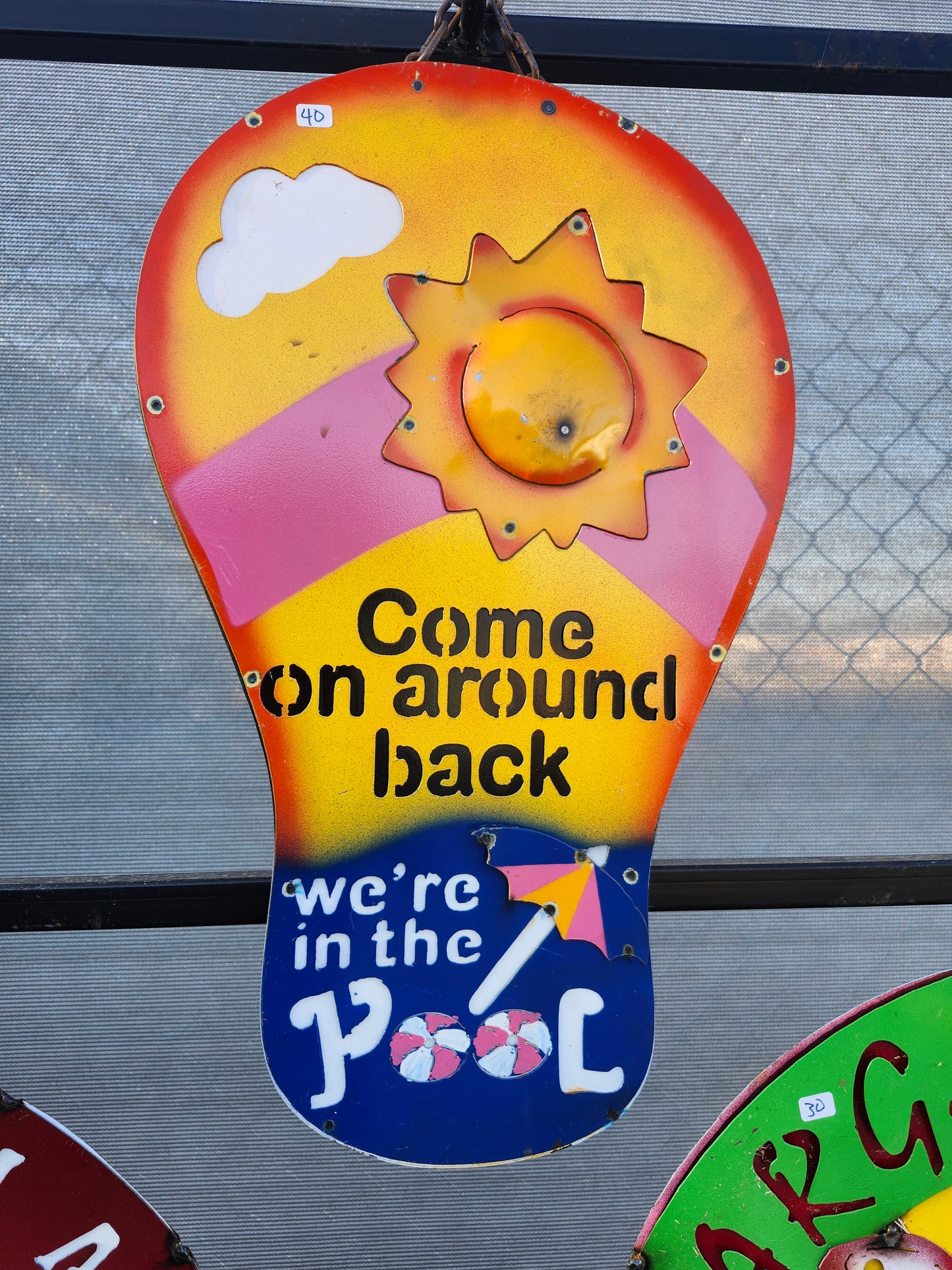 Flip flop sign