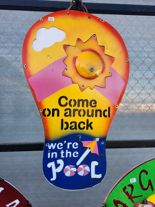 Flip flop sign