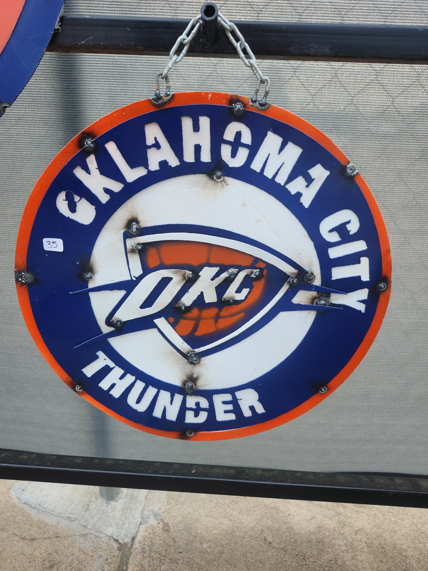 OKC THUNDER SIGN